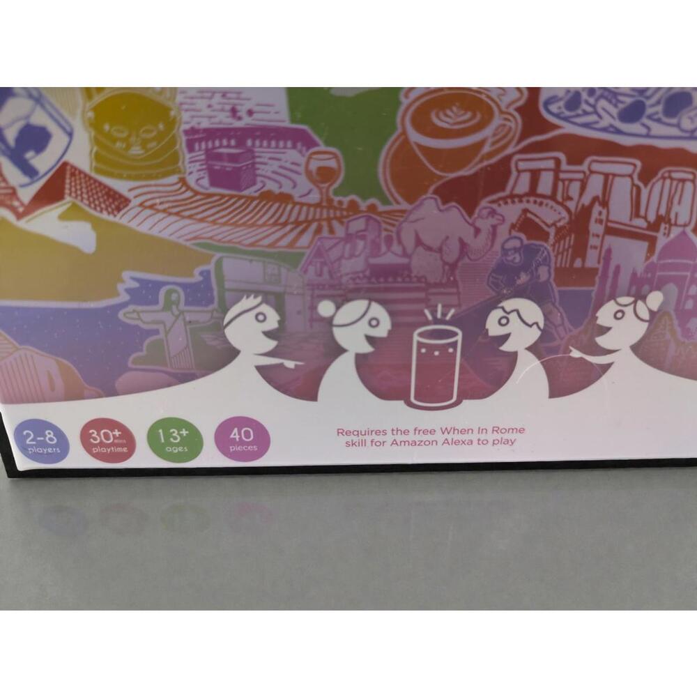 When In Rome Travel Trivia Game for Alexa - New In Box - Picture 4 of 5